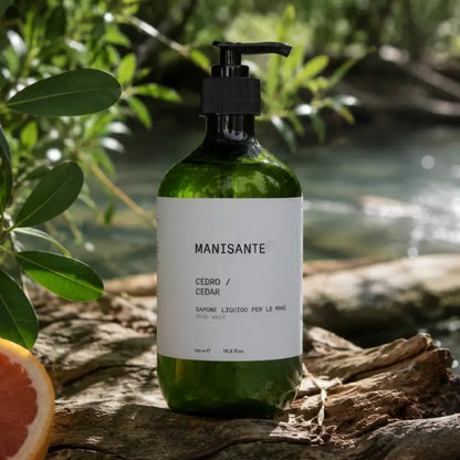 Manisante Cedro Flüssigseife am Wasser mit Grapefruit und Zedernholz
