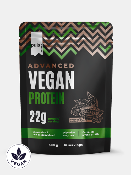 Veganes Protein Schokolade & Haselnuss