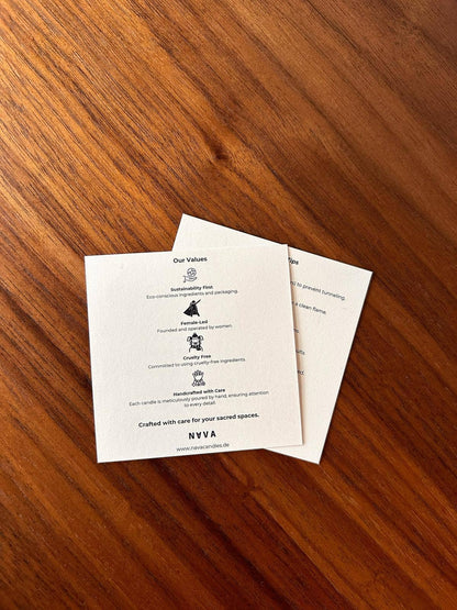 Informationen / Anleitung zur Kerze in Papierform 